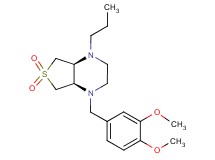(4aS*,7aR*)-1-(3,4-dimethoxybenzyl)-4-propyloctahydrothieno[3,4-b]pyrazine 6,6-dioxide
