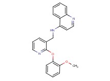 N-{[2-(2-methoxyphenoxy)pyridin-3-yl]methyl}quinolin-4-amine
