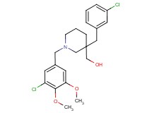 [3-(3-chlorobenzyl)-1-(3-chloro-4,5-dimethoxybenzyl)-3-piperidinyl]methanol