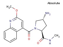 (2S,4R)-4-amino-1-[(2-methoxyquinolin-4-yl)carbonyl]-N-methylpyrrolidine-2-carboxamide