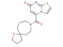 5-(1-oxa-8-azaspiro[4.6]undec-8-ylcarbonyl)-7H-[1,3]thiazolo[3,2-a]pyrimidin-7-one
