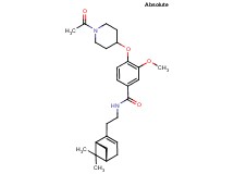 4-[(1-acetyl-4-piperidinyl)oxy]-N-{2-[(1R,5S)-6,6-dimethylbicyclo[3.1.1]hept-2-en-2-yl]ethyl}-3-methoxybenzamide