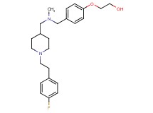 2-(4-{[({1-[2-(4-fluorophenyl)ethyl]-4-piperidinyl}methyl)(methyl)amino]methyl}phenoxy)ethanol