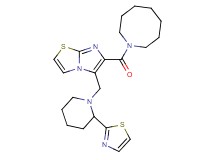 6-(1-azocanylcarbonyl)-5-{[2-(1,3-thiazol-2-yl)-1-piperidinyl]methyl}imidazo[2,1-b][1,3]thiazole