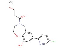 7-(5-chloropyridin-2-yl)-4-(3-methoxypropanoyl)-2,3,4,5-tetrahydro-1,4-benzoxazepin-9-ol
