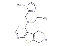 N-[(1-methyl-1H-imidazol-2-yl)methyl]-N-propyl-5,6,7,8-tetrahydropyrido[4',3':4,5]thieno[2,3-d]pyrimidin-4-amine dihydrochloride