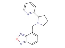 4-{[2-(2-pyridinyl)-1-pyrrolidinyl]methyl}-2,1,3-benzoxadiazole