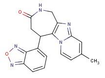 5-(2,1,3-benzoxadiazol-4-yl)-9-methyl-1,2,4,5-tetrahydro-3H-pyrido[1',2':1,2]imidazo[4,5-c]azepin-3-one