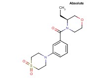 (3S)-4-[3-(1,1-dioxidothiomorpholin-4-yl)benzoyl]-3-ethylmorpholine