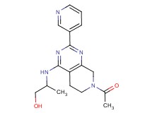 2-[(7-acetyl-2-pyridin-3-yl-5,6,7,8-tetrahydropyrido[3,4-d]pyrimidin-4-yl)amino]propan-1-ol