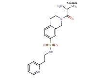 2-D-alanyl-N-(2-pyridin-2-ylethyl)-1,2,3,4-tetrahydroisoquinoline-7-sulfonamide