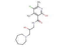 N-[3-(1-azepanyl)-2-hydroxypropyl]-5-chloro-2-hydroxy-4,6-dimethylnicotinamide