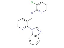 N-{[2-(1H-benzimidazol-1-yl)pyridin-3-yl]methyl}-3-chloropyridin-2-amine