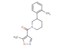 1-[(5-methyl-4-isoxazolyl)carbonyl]-3-(2-methylphenyl)piperidine