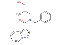 N-benzyl-N-(3-hydroxy-2-methylpropyl)pyrazolo[1,5-a]pyridine-3-carboxamide