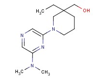 {1-[6-(dimethylamino)pyrazin-2-yl]-3-ethylpiperidin-3-yl}methanol