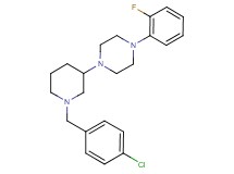 1-[1-(4-chlorobenzyl)-3-piperidinyl]-4-(2-fluorophenyl)piperazine