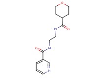N-{2-[(tetrahydro-2H-pyran-4-ylcarbonyl)amino]ethyl}nicotinamide