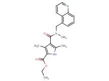 ethyl 3,5-dimethyl-4-{[methyl(5-quinolinylmethyl)amino]carbonyl}-1H-pyrrole-2-carboxylate