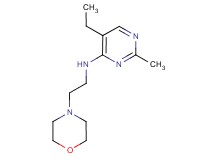 5-ethyl-2-methyl-N-(2-morpholin-4-ylethyl)pyrimidin-4-amine