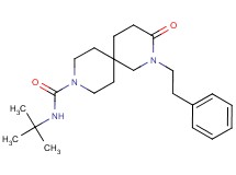 N-(tert-butyl)-3-oxo-2-(2-phenylethyl)-2,9-diazaspiro[5.5]undecane-9-carboxamide