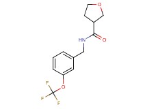 N-[3-(trifluoromethoxy)benzyl]tetrahydrofuran-3-carboxamide