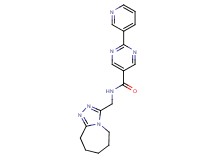 2-(3-pyridinyl)-N-(6,7,8,9-tetrahydro-5H-[1,2,4]triazolo[4,3-a]azepin-3-ylmethyl)-5-pyrimidinecarboxamide