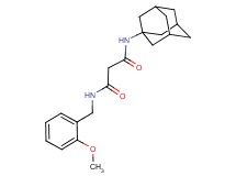 N-1-adamantyl-N'-(2-methoxybenzyl)malonamide