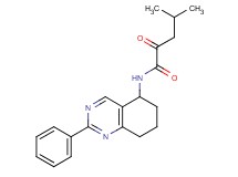 4-methyl-2-oxo-N-(2-phenyl-5,6,7,8-tetrahydroquinazolin-5-yl)pentanamide
