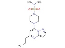N,N-dimethyl-4-(5-propylpyrazolo[1,5-a]pyrimidin-7-yl)piperazine-1-sulfonamide