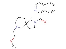 1-{[7-(2-methoxyethyl)-2,7-diazaspiro[4.5]dec-2-yl]carbonyl}isoquinoline