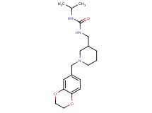 N-{[1-(2,3-dihydro-1,4-benzodioxin-6-ylmethyl)piperidin-3-yl]methyl}-N'-isopropylurea