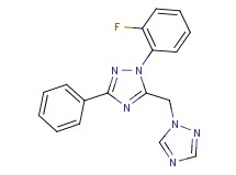 1-(2-fluorophenyl)-3-phenyl-5-(1H-1,2,4-triazol-1-ylmethyl)-1H-1,2,4-triazole