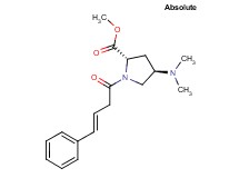 methyl (2S,4R)-4-(dimethylamino)-1-[(3E)-4-phenylbut-3-enoyl]pyrrolidine-2-carboxylate