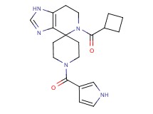 5-(cyclobutylcarbonyl)-1'-(1H-pyrrol-3-ylcarbonyl)-1,5,6,7-tetrahydrospiro[imidazo[4,5-c]pyridine-4,4'-piperidine]