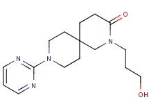 2-(3-hydroxypropyl)-9-pyrimidin-2-yl-2,9-diazaspiro[5.5]undecan-3-one