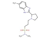 N,N-dimethyl-3-[2-(6-methyl-1H-benzimidazol-2-yl)-1-pyrrolidinyl]-1-propanesulfonamide