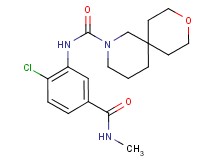 N-{2-chloro-5-[(methylamino)carbonyl]phenyl}-9-oxa-2-azaspiro[5.5]undecane-2-carboxamide