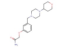2-(3-{[4-(tetrahydro-2H-pyran-4-yl)piperazin-1-yl]methyl}phenoxy)acetamide