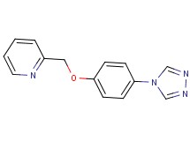2-{[4-(4H-1,2,4-triazol-4-yl)phenoxy]methyl}pyridine