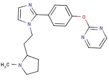2-(4-{1-[2-(1-methylpyrrolidin-2-yl)ethyl]-1H-imidazol-2-yl}phenoxy)pyrimidine