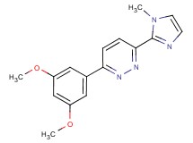 3-(3,5-dimethoxyphenyl)-6-(1-methyl-1H-imidazol-2-yl)pyridazine