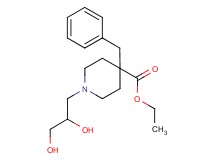 ethyl 4-benzyl-1-(2,3-dihydroxypropyl)-4-piperidinecarboxylate