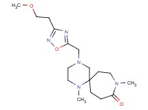 4-{[3-(2-methoxyethyl)-1,2,4-oxadiazol-5-yl]methyl}-1,9-dimethyl-1,4,9-triazaspiro[5.6]dodecan-10-one