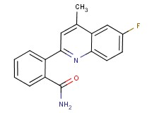 2-(6-fluoro-4-methylquinolin-2-yl)benzamide