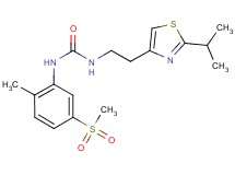 N-[2-(2-isopropyl-1,3-thiazol-4-yl)ethyl]-N'-[2-methyl-5-(methylsulfonyl)phenyl]urea