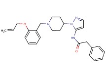 N-(1-{1-[2-(allyloxy)benzyl]-4-piperidinyl}-1H-pyrazol-5-yl)-2-phenylacetamide