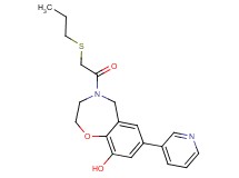 4-[(propylthio)acetyl]-7-pyridin-3-yl-2,3,4,5-tetrahydro-1,4-benzoxazepin-9-ol