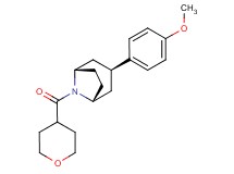 (3-endo)-3-(4-methoxyphenyl)-8-(tetrahydro-2H-pyran-4-ylcarbonyl)-8-azabicyclo[3.2.1]octane