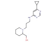 (1-{3-[(6-cyclopropylpyrimidin-4-yl)amino]propyl}piperidin-2-yl)methanol